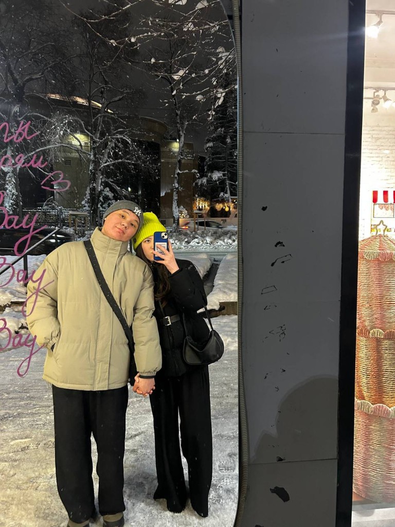 Жанси и Дархан зимой